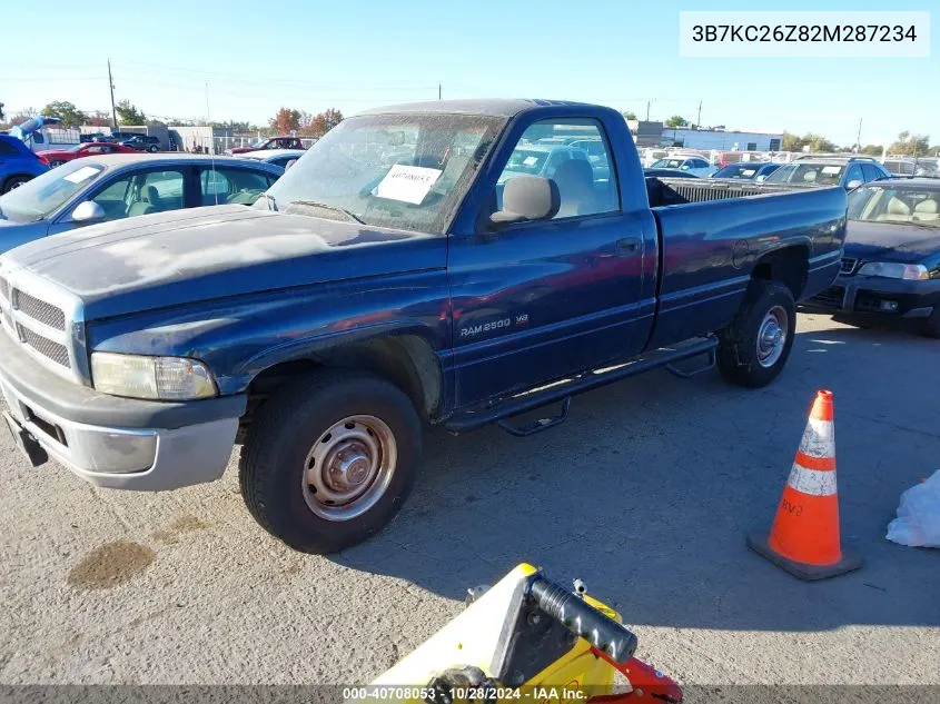 2002 Dodge Ram 2500 St VIN: 3B7KC26Z82M287234 Lot: 40708053