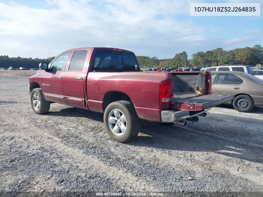 2002 Dodge Ram 1500 St VIN: 1D7HU18Z52J264835 Lot: 40708667