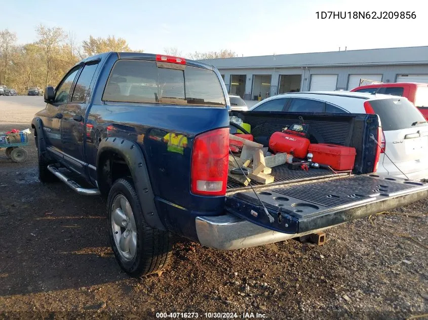 2002 Dodge Ram 1500 St VIN: 1D7HU18N62J209856 Lot: 40716273