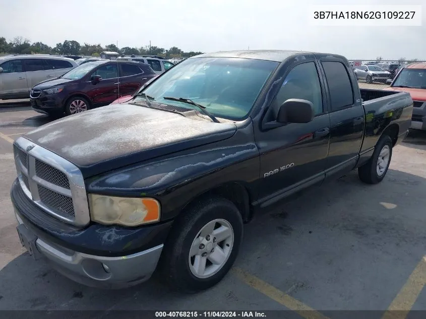 2002 Dodge Ram 1500 St VIN: 3B7HA18N62G109227 Lot: 40768215