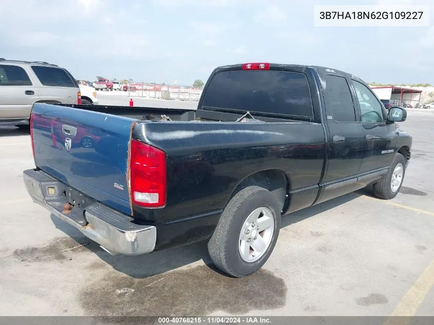 2002 Dodge Ram 1500 St VIN: 3B7HA18N62G109227 Lot: 40768215