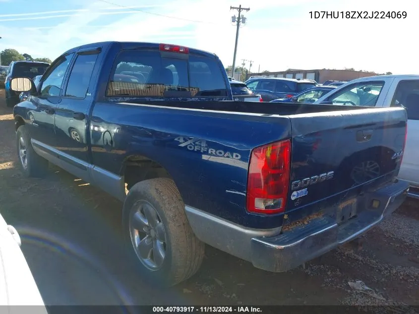 1D7HU18ZX2J224069 2002 Dodge Ram 1500 St