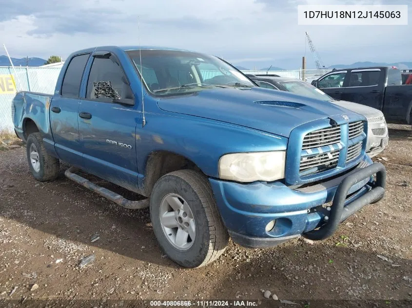 1D7HU18N12J145063 2002 Dodge Ram 1500 St