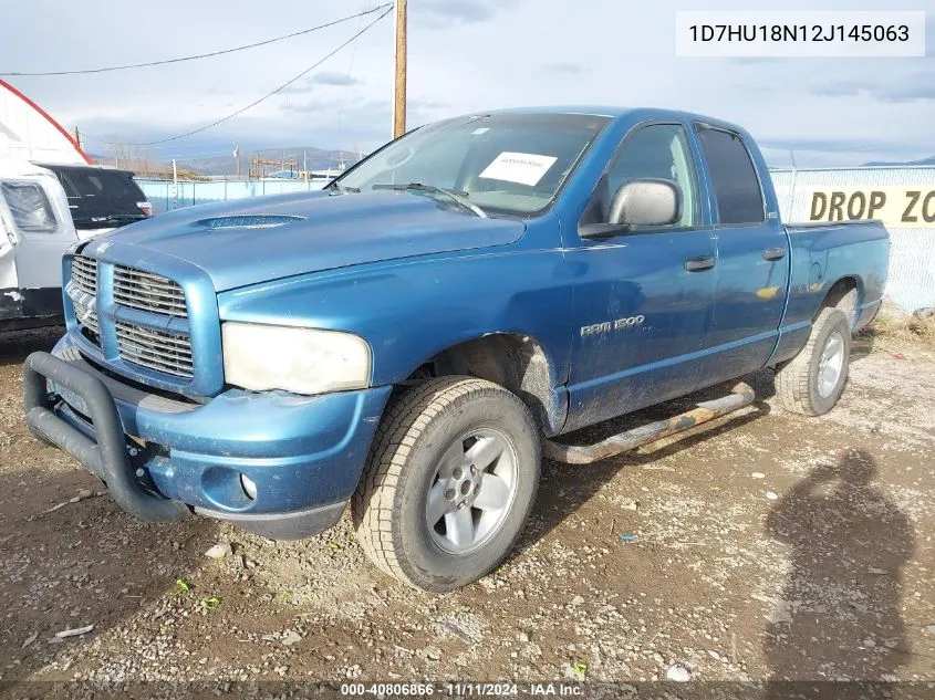 1D7HU18N12J145063 2002 Dodge Ram 1500 St