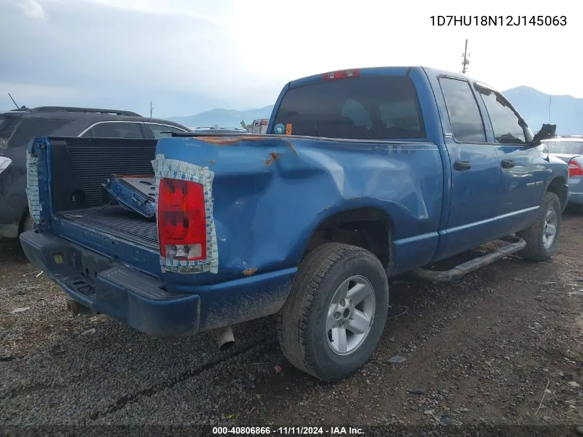 1D7HU18N12J145063 2002 Dodge Ram 1500 St