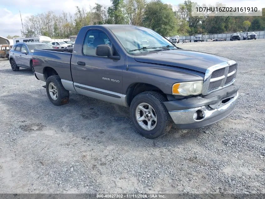 2002 Dodge Ram 1500 St VIN: 1D7HU16Z02J161910 Lot: 40827302