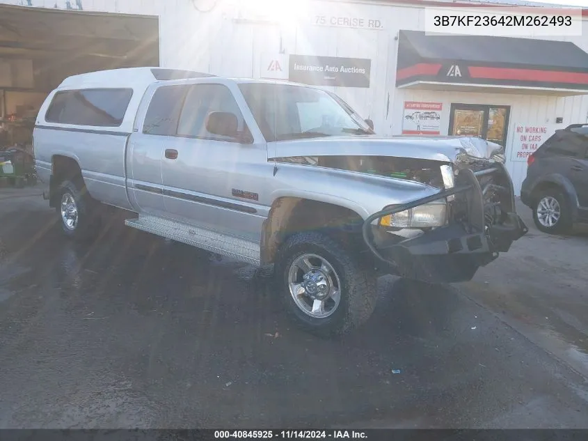 2002 Dodge Ram 2500 St VIN: 3B7KF23642M262493 Lot: 40845925