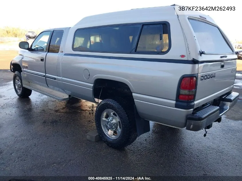 2002 Dodge Ram 2500 St VIN: 3B7KF23642M262493 Lot: 40845925