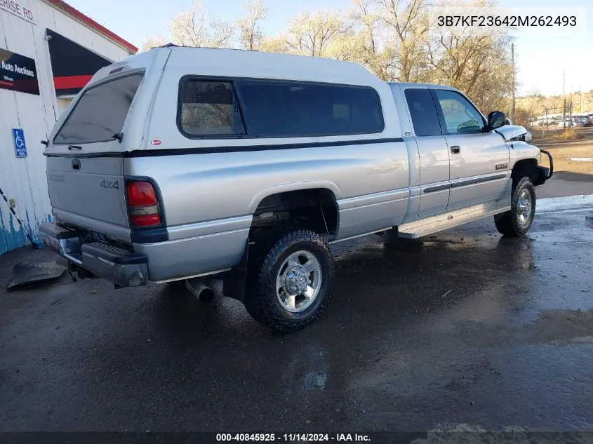 2002 Dodge Ram 2500 St VIN: 3B7KF23642M262493 Lot: 40845925