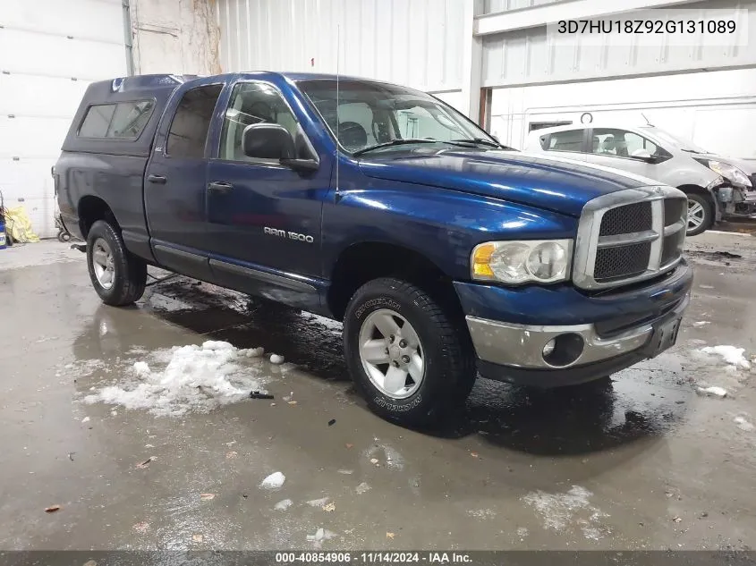 2002 Dodge Ram 1500 St VIN: 3D7HU18Z92G131089 Lot: 40854906