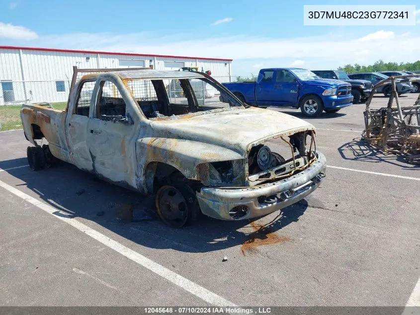 2003 Dodge Ram 3500 VIN: 3D7MU48C23G772341 Lot: 12045648