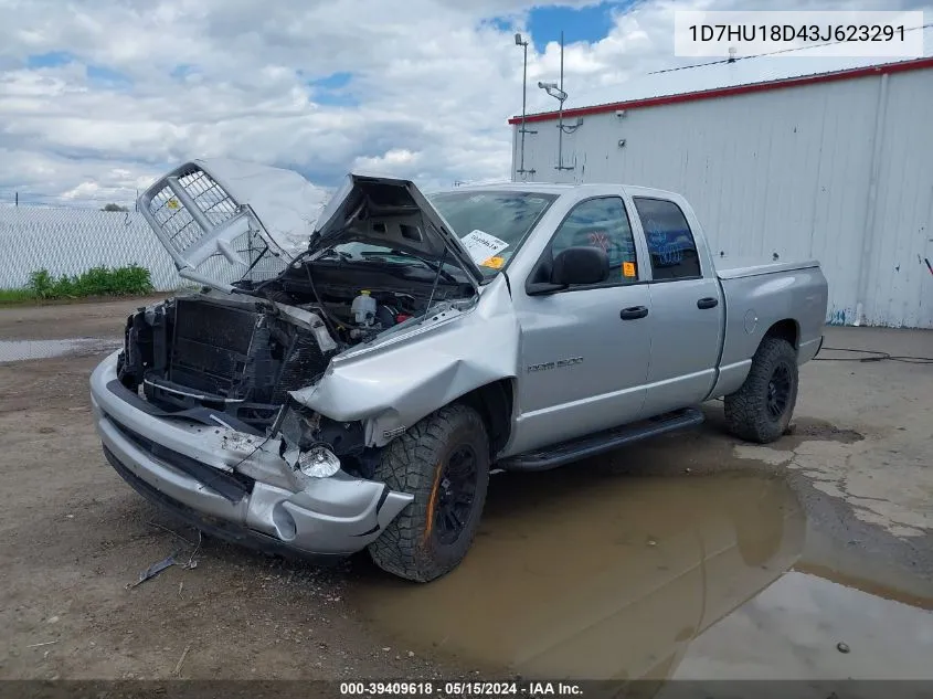 2003 Dodge Ram 1500 Slt/Laramie/St VIN: 1D7HU18D43J623291 Lot: 39409618