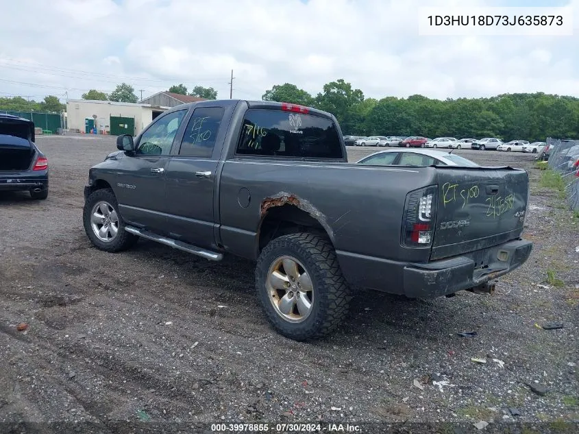 2003 Dodge Ram 1500 Slt/Laramie/St VIN: 1D3HU18D73J635873 Lot: 39978855