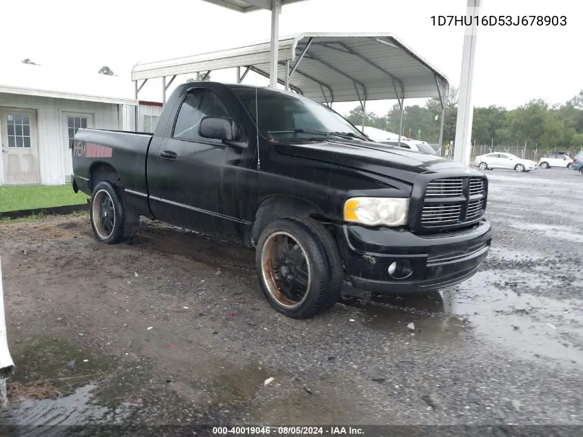 2003 Dodge Ram 1500 Slt/Laramie/St VIN: 1D7HU16D53J678903 Lot: 40019046