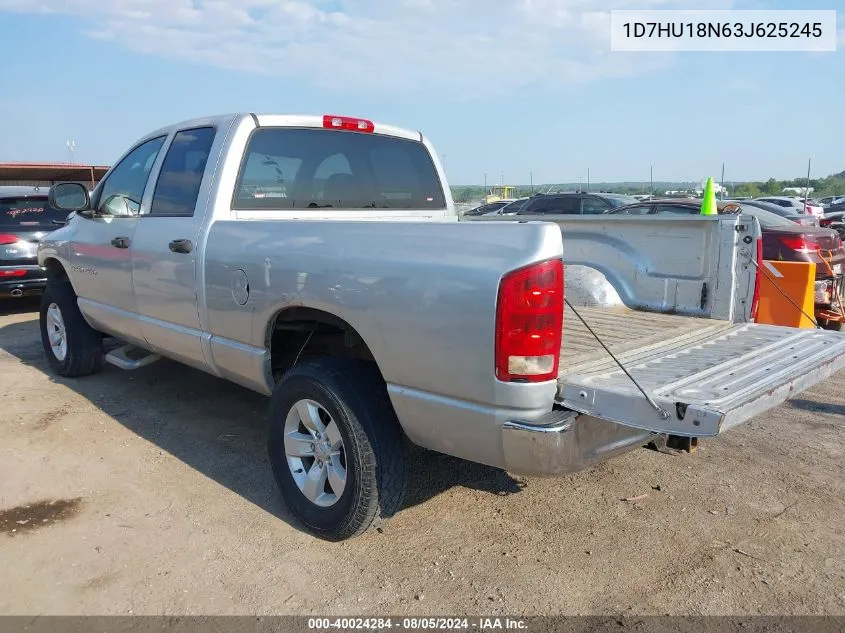 2003 Dodge Ram 1500 Slt/Laramie/St VIN: 1D7HU18N63J625245 Lot: 40024284