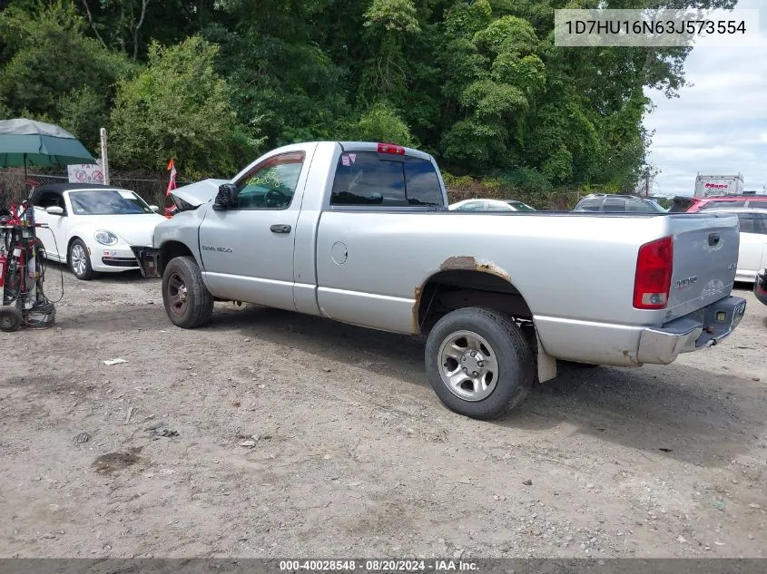 2003 Dodge Ram 1500 Slt/Laramie/St VIN: 1D7HU16N63J573554 Lot: 40028548