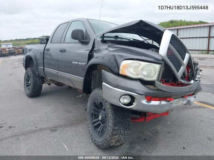 2003 Dodge Ram 1500 Slt/Laramie/St VIN: 1D7HU18D13J595448 Lot: 40059839