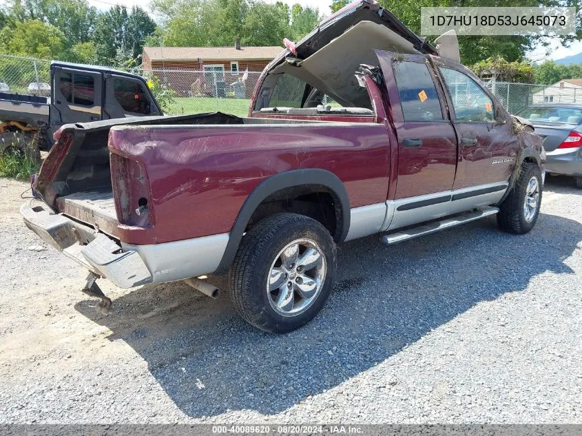 2003 Dodge Ram 1500 Slt/Laramie/St VIN: 1D7HU18D53J645073 Lot: 40089620