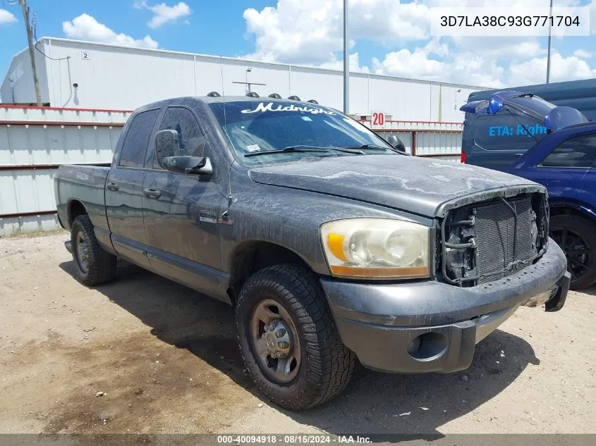 2003 Dodge Ram 3500 Slt/Laramie/St VIN: 3D7LA38C93G771704 Lot: 40094918