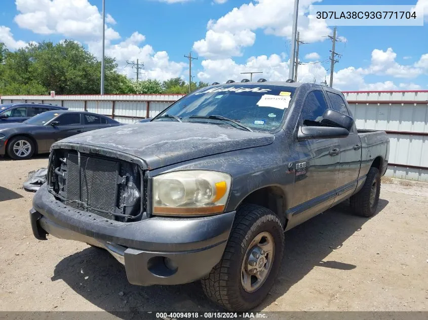 2003 Dodge Ram 3500 Slt/Laramie/St VIN: 3D7LA38C93G771704 Lot: 40094918