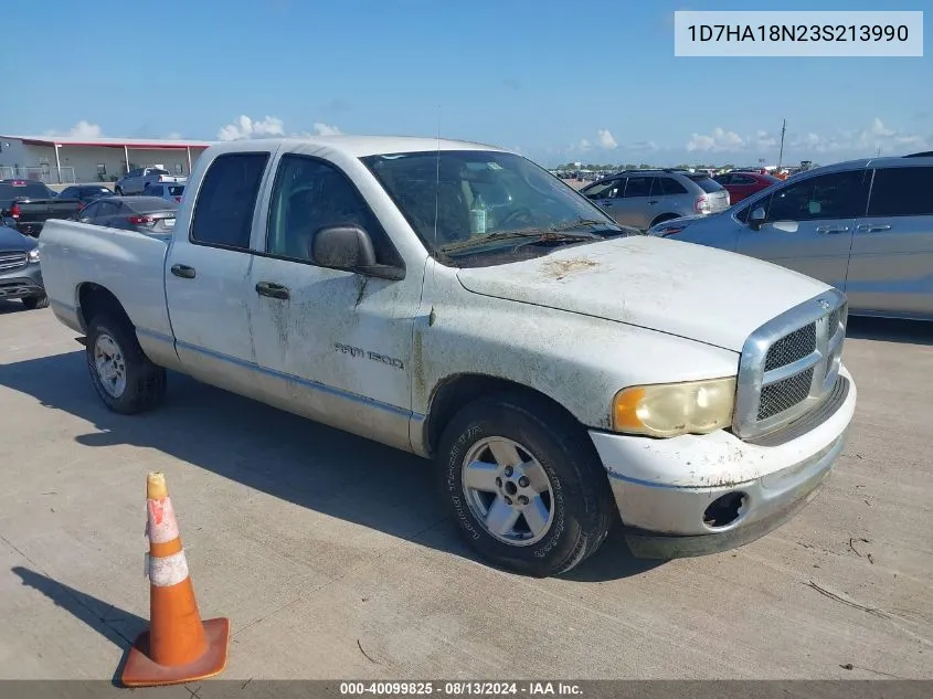 2003 Dodge Ram 1500 Slt/Laramie/St VIN: 1D7HA18N23S213990 Lot: 40099825