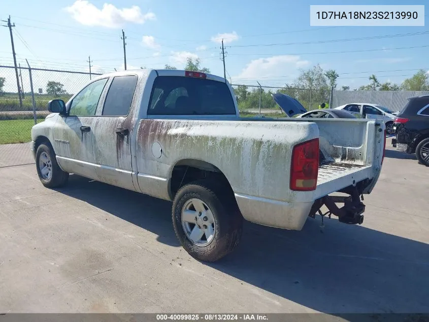 2003 Dodge Ram 1500 Slt/Laramie/St VIN: 1D7HA18N23S213990 Lot: 40099825