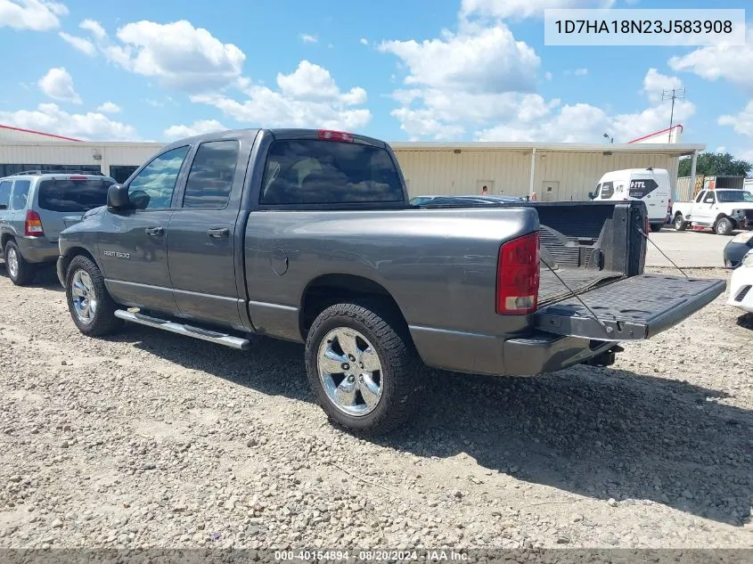 2003 Dodge Ram 1500 Slt/Laramie/St VIN: 1D7HA18N23J583908 Lot: 40154894