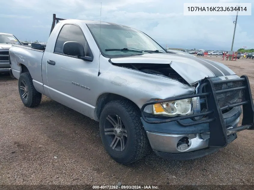 2003 Dodge Ram 1500 St VIN: 1D7HA16K23J634414 Lot: 40172262