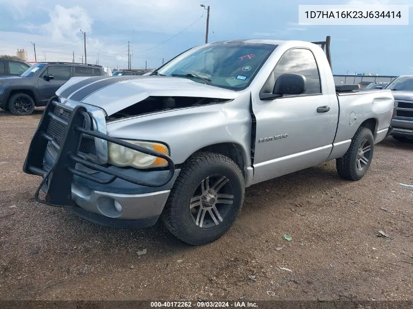 2003 Dodge Ram 1500 St VIN: 1D7HA16K23J634414 Lot: 40172262