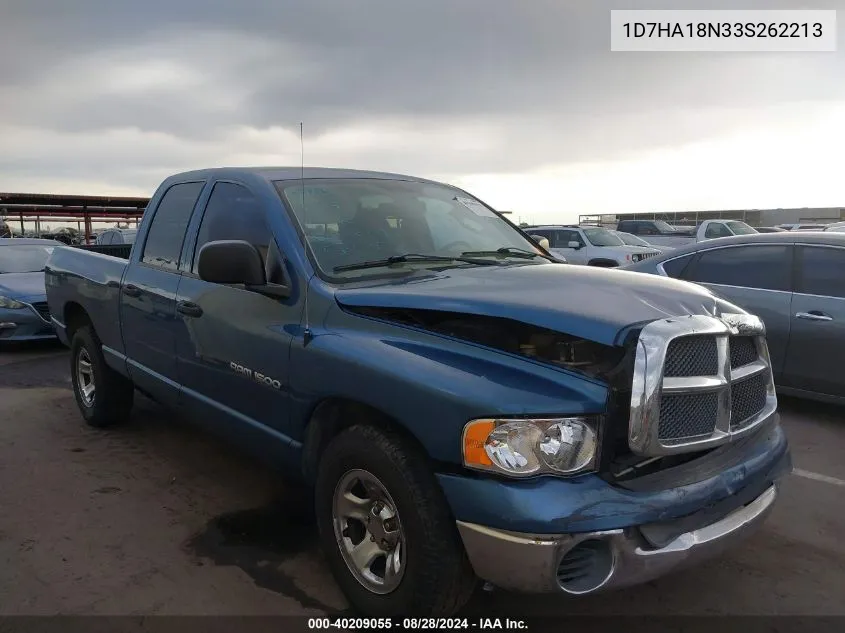 1D7HA18N33S262213 2003 Dodge Ram 1500 Slt/Laramie/St