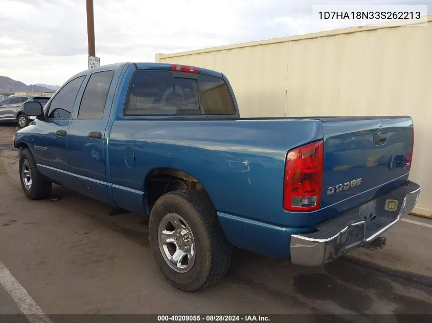 1D7HA18N33S262213 2003 Dodge Ram 1500 Slt/Laramie/St