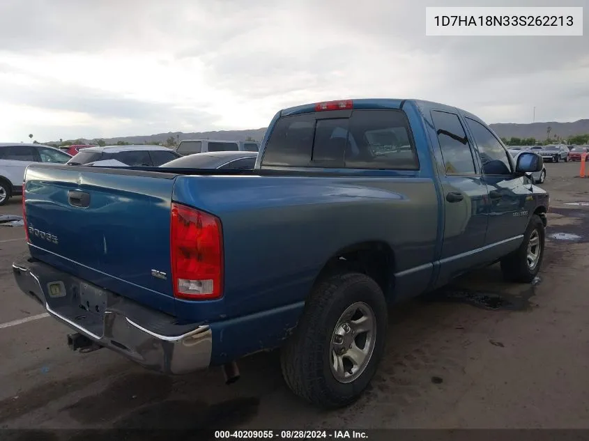 1D7HA18N33S262213 2003 Dodge Ram 1500 Slt/Laramie/St