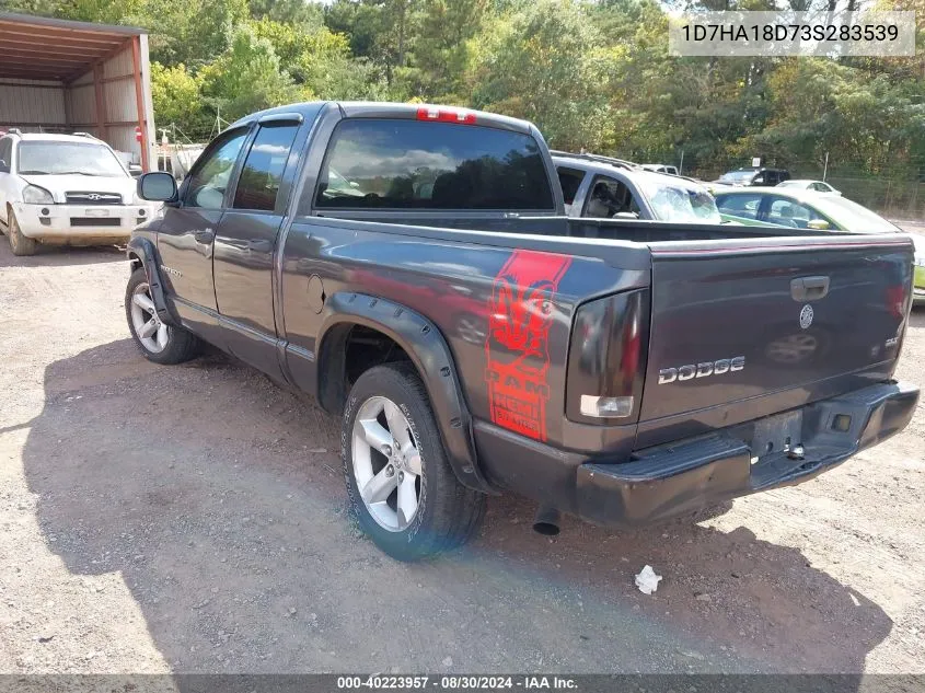 2003 Dodge Ram 1500 Slt/Laramie/St VIN: 1D7HA18D73S283539 Lot: 40223957