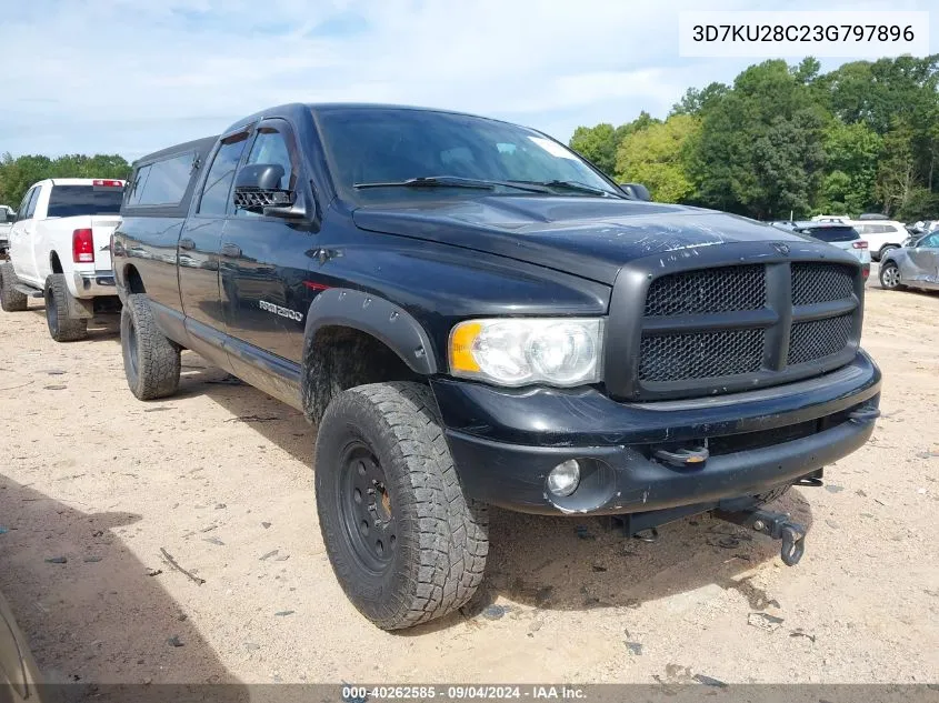 2003 Dodge Ram 2500 St/Slt VIN: 3D7KU28C23G797896 Lot: 40262585