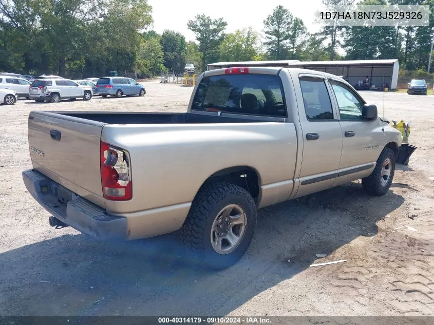 2003 Dodge Ram 1500 Slt/Laramie/St VIN: 1D7HA18N73J529326 Lot: 40314179