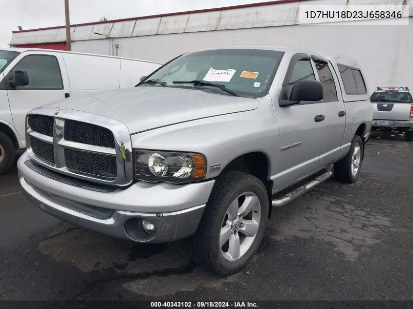 2003 Dodge Ram 1500 Slt/Laramie/St VIN: 1D7HU18D23J658346 Lot: 40343102