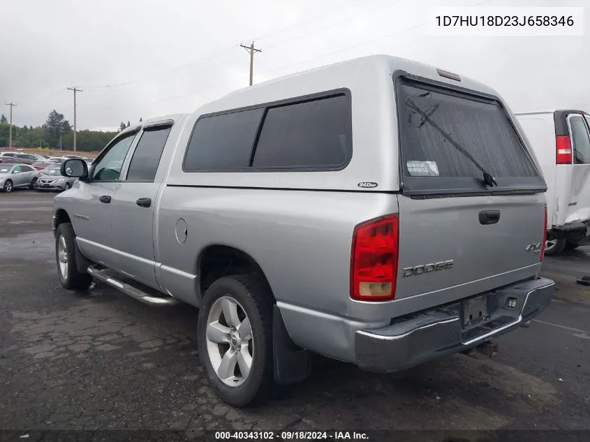 2003 Dodge Ram 1500 Slt/Laramie/St VIN: 1D7HU18D23J658346 Lot: 40343102