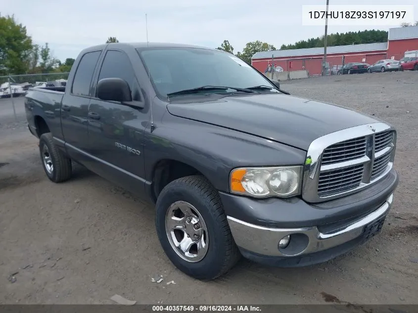 2003 Dodge Ram 1500 Slt/Laramie/St VIN: 1D7HU18Z93S197197 Lot: 40357549