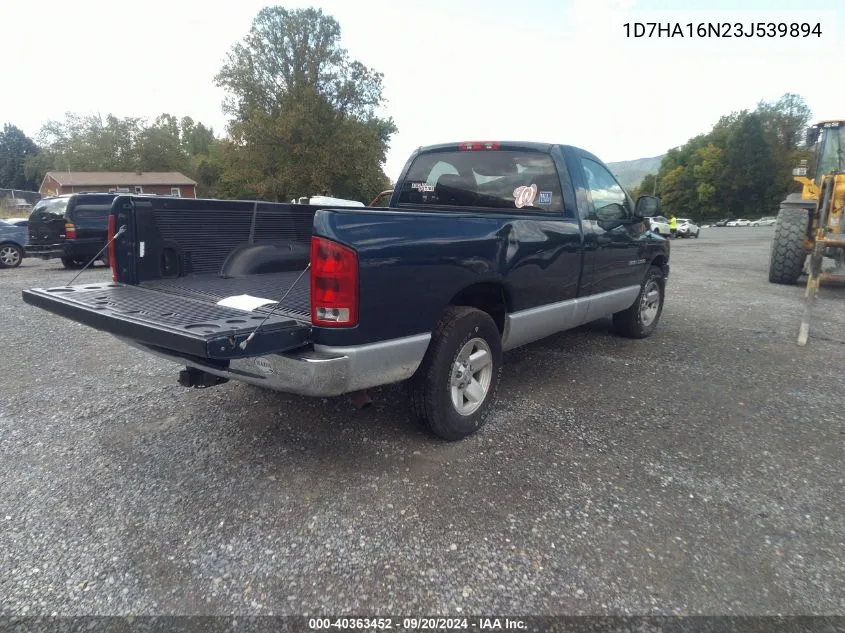 2003 Dodge Ram 1500 Slt/Laramie/St VIN: 1D7HA16N23J539894 Lot: 40363452