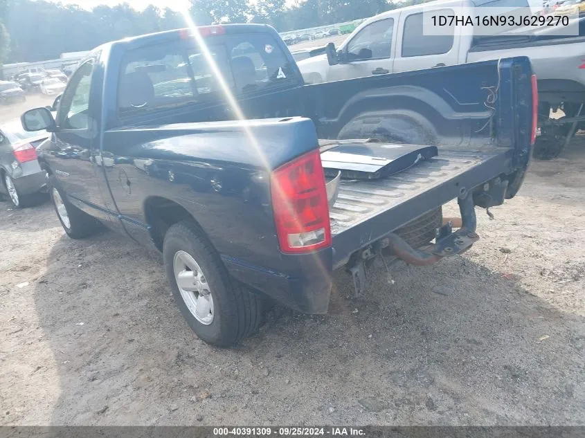 1D7HA16N93J629270 2003 Dodge Ram 1500 Slt/Laramie/St