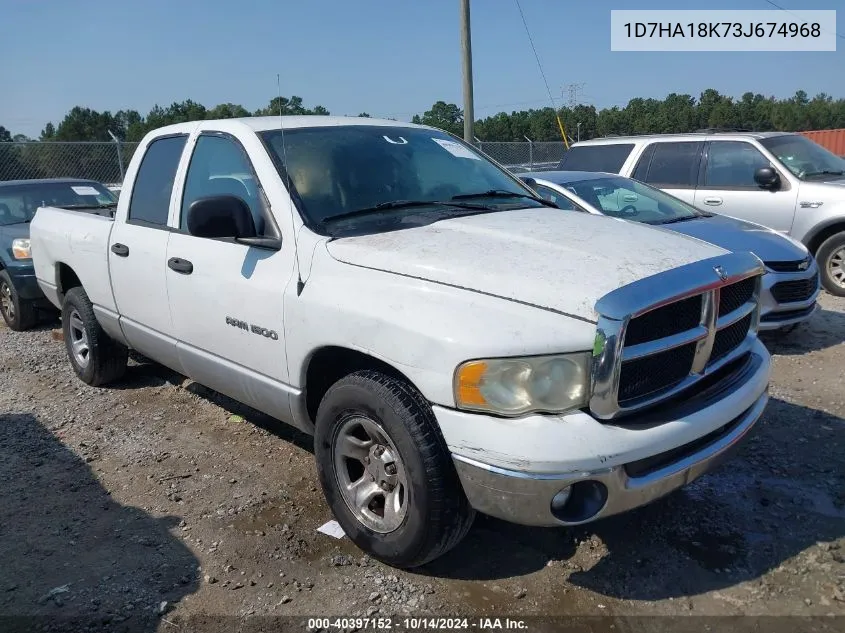 2003 Dodge Ram 1500 St VIN: 1D7HA18K73J674968 Lot: 40397152