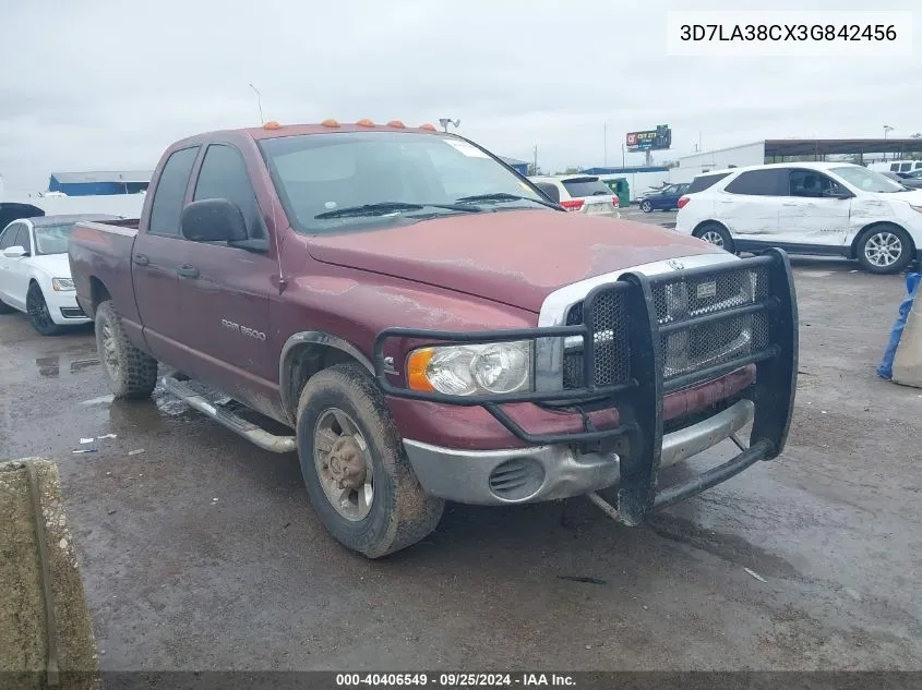 2003 Dodge Ram 3500 St/Slt VIN: 3D7LA38CX3G842456 Lot: 40406549