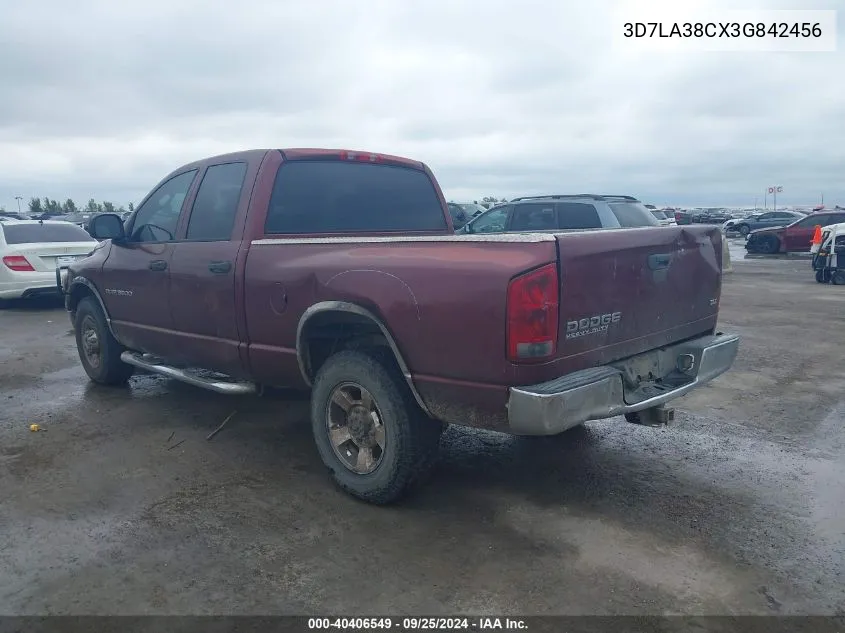 2003 Dodge Ram 3500 St/Slt VIN: 3D7LA38CX3G842456 Lot: 40406549