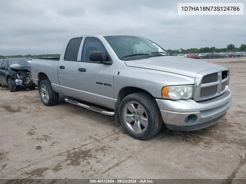 2003 Dodge Ram 1500 Slt/Laramie/St VIN: 1D7HA18N73S124786 Lot: 40412554