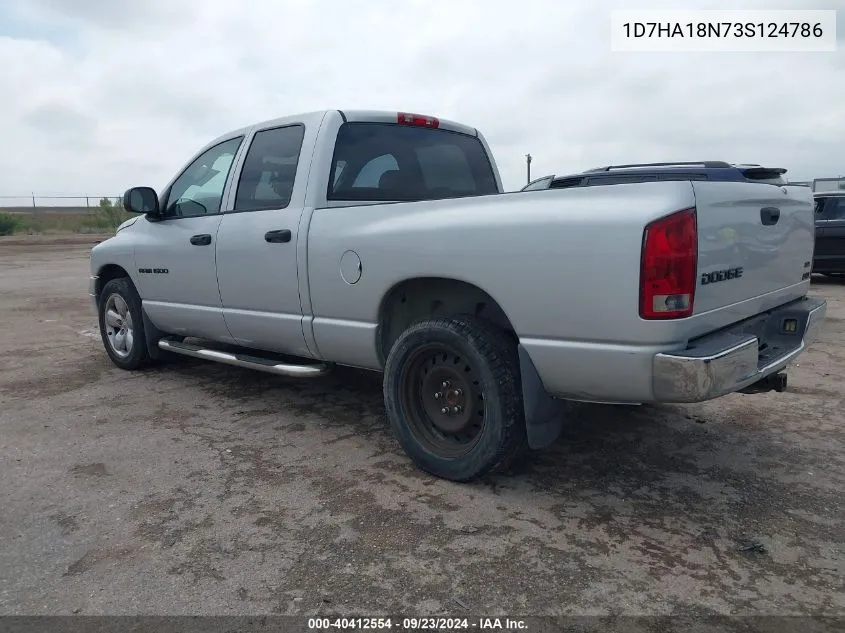 2003 Dodge Ram 1500 Slt/Laramie/St VIN: 1D7HA18N73S124786 Lot: 40412554