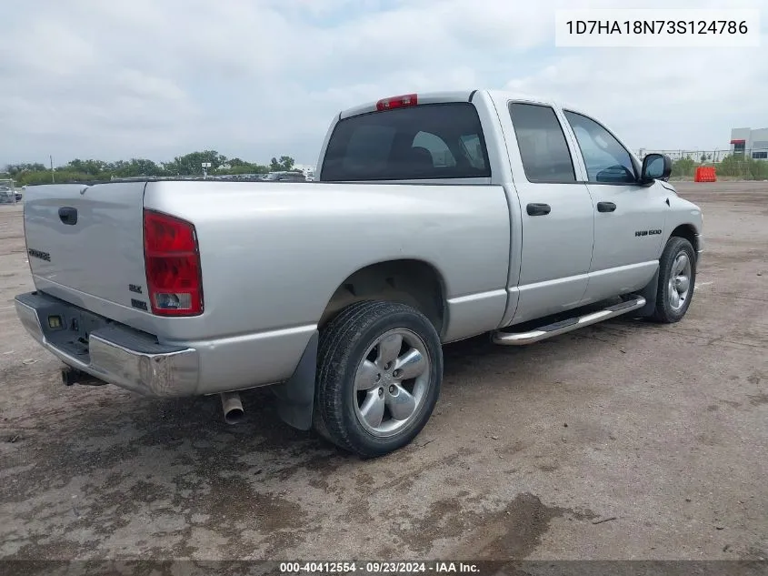 2003 Dodge Ram 1500 Slt/Laramie/St VIN: 1D7HA18N73S124786 Lot: 40412554