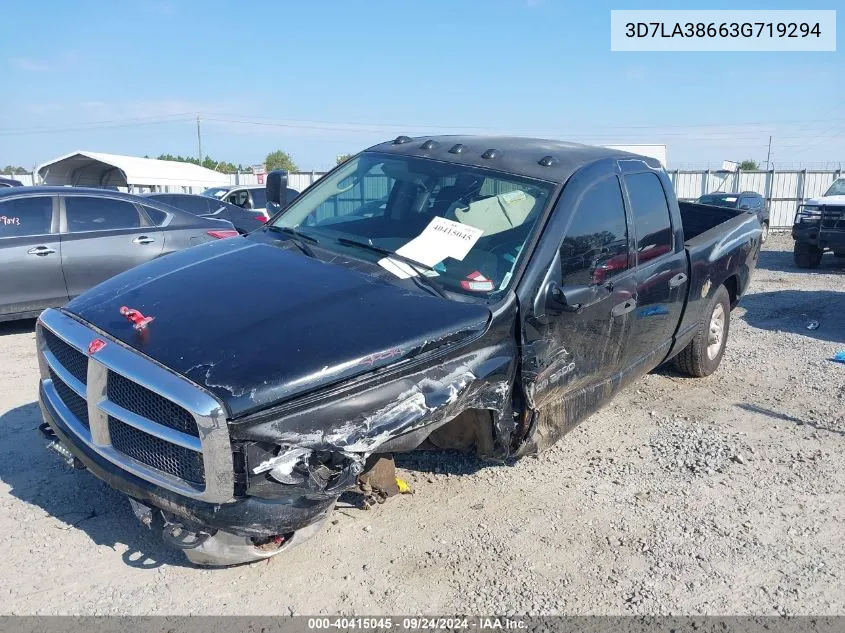 2003 Dodge Ram 3500 St/Slt VIN: 3D7LA38663G719294 Lot: 40415045