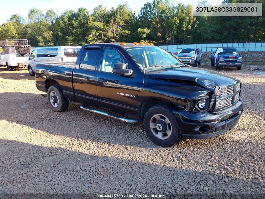 2003 Dodge Ram 3500 Slt/Laramie/St VIN: 3D7LA38C33G829001 Lot: 40415739