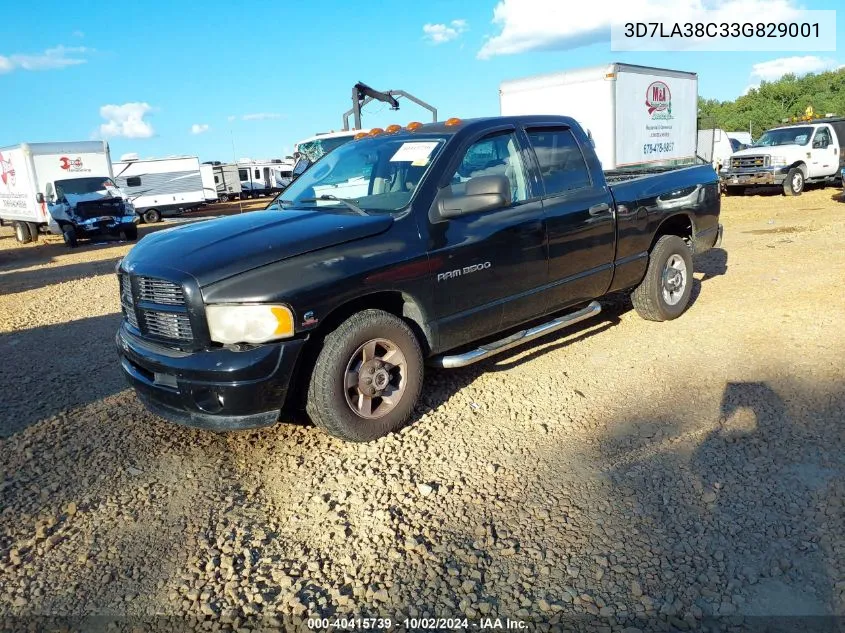 2003 Dodge Ram 3500 Slt/Laramie/St VIN: 3D7LA38C33G829001 Lot: 40415739