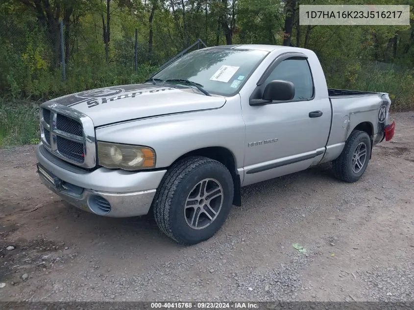 2003 Dodge Ram 1500 St VIN: 1D7HA16K23J516217 Lot: 40415768